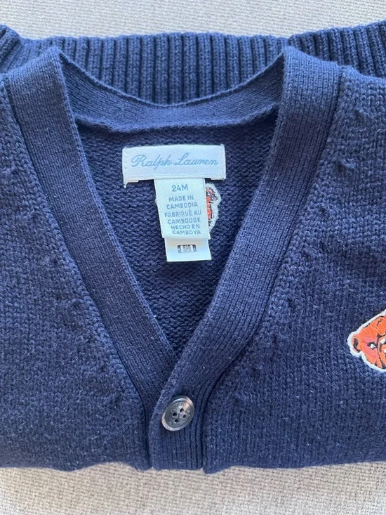 Ralph Lauren Varsity Inspired Cardigan - Picture 7 of 7